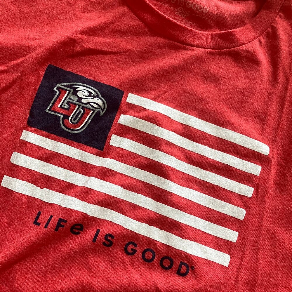 Life Is Good Crew Tee Liberty Univ